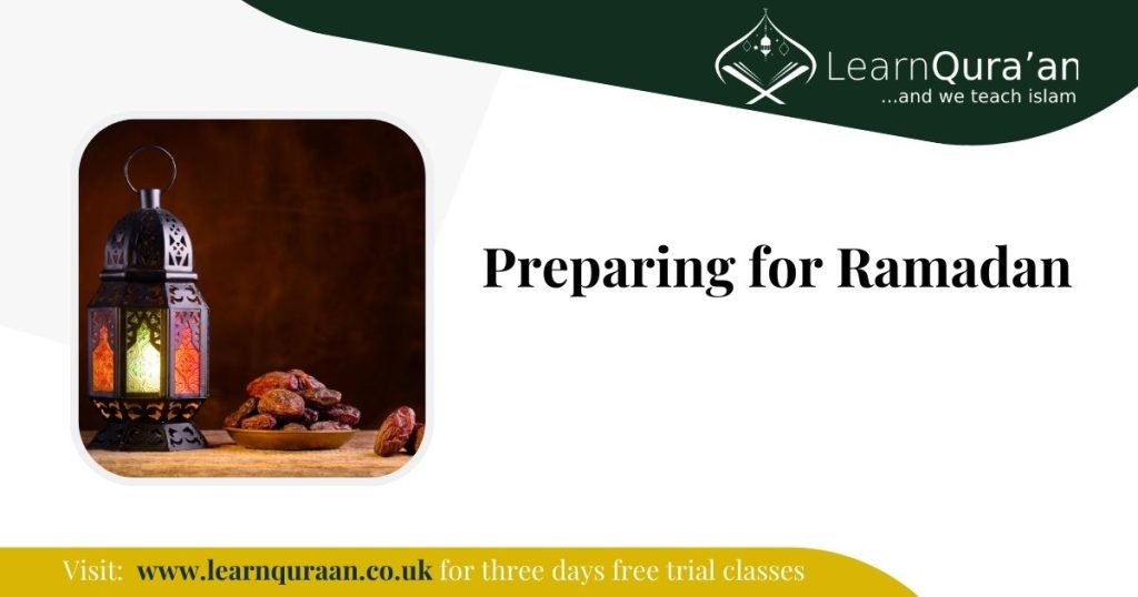 Preparing for Ramadan